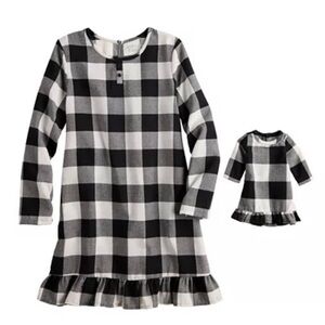 New Matching Girl and Doll Pajamas Buffalo Plaid